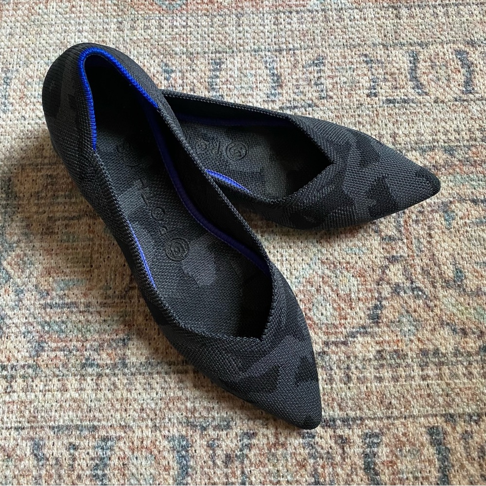 Rothy's The Point Camo Flats Size 7.5